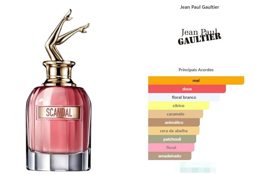 Scandal Eau De Parfum Feminino Jean Paul Gaultier 100ml - AlicellVirtual